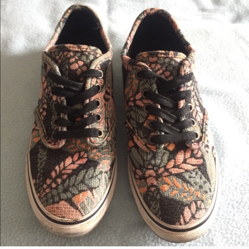 Floral Print Vans